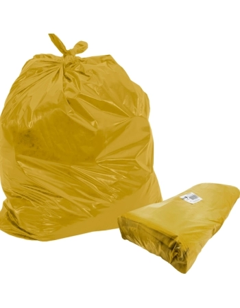 SACO DE LIXO 100L P5 AMARELO 90 X 1,00