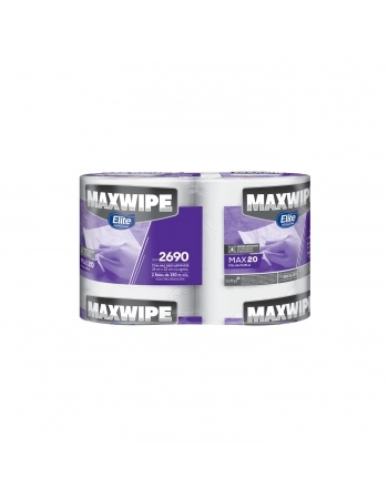 MAXWIPE 20 ROLO FOLHA DUPLA 2X350 C/ PICOTE